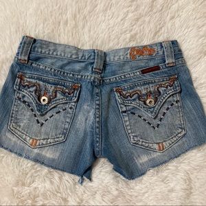 Miss Me Distressed Cutoff Jean Shorts